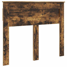 Hoofdbord met hoofdeinde Gerookt eiken 135 cm Bewerkt hout