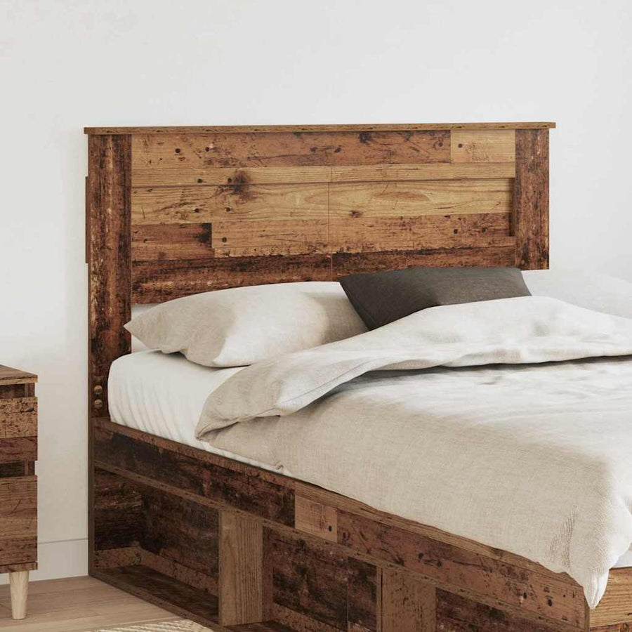 Hoofdbord met hoofdeinde Oud Hout 135 cm Bewerkt hout