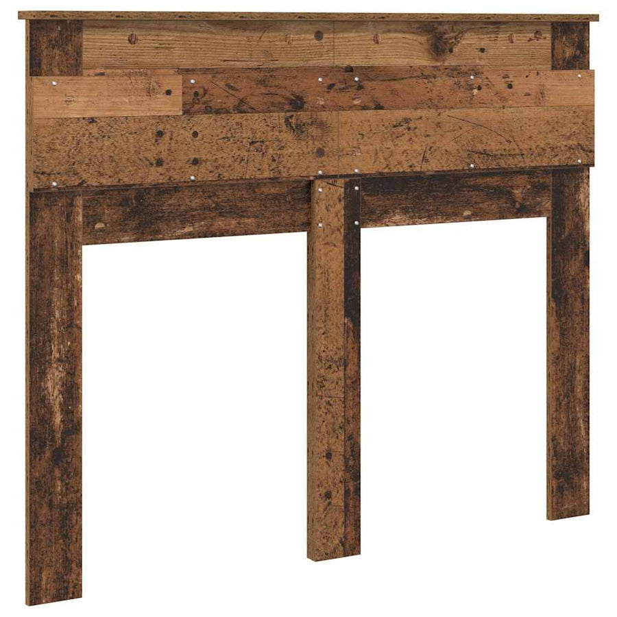 Hoofdbord met hoofdeinde Oud Hout 135 cm Bewerkt hout