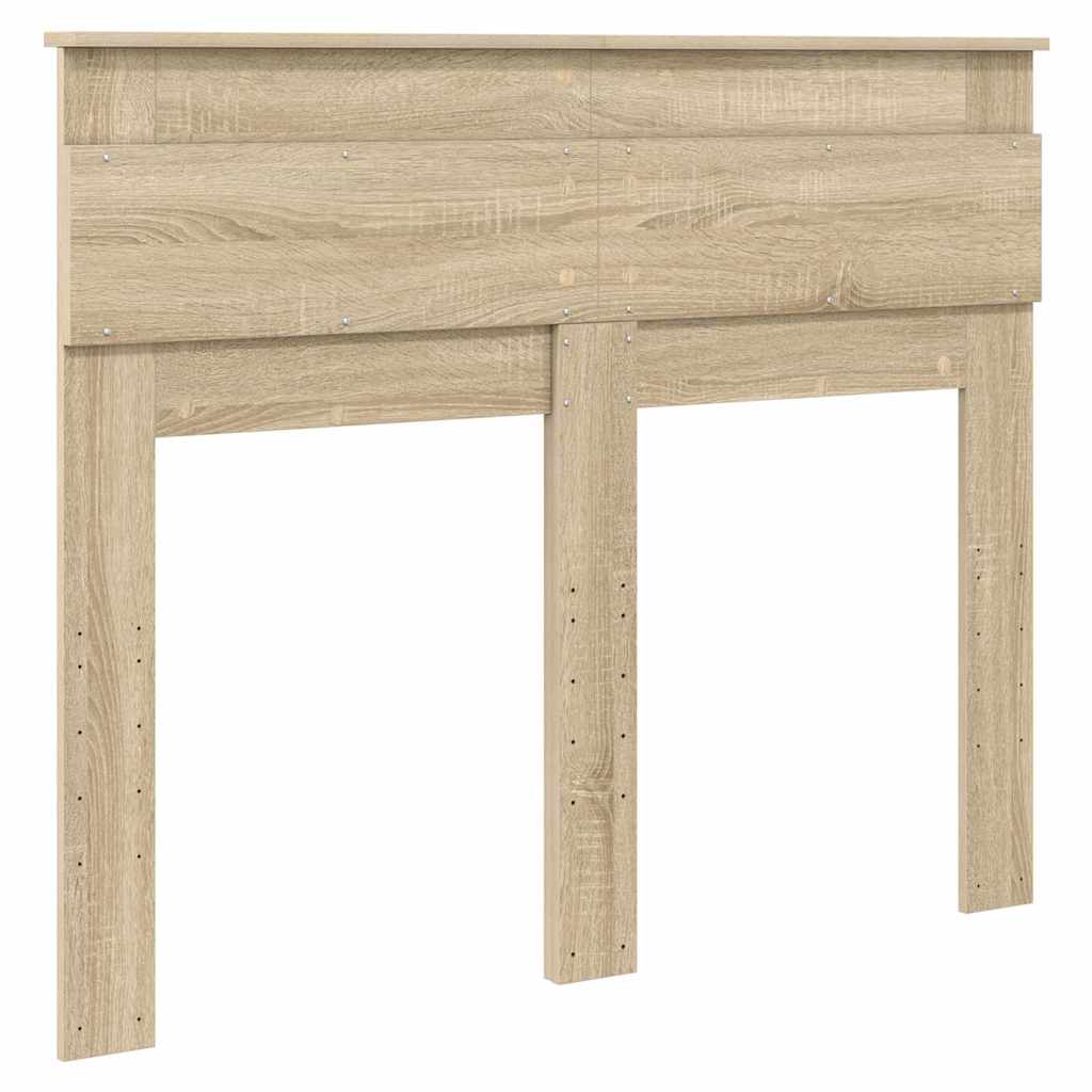 Hoofdbord met hoofdeinde Sonoma Eiken 120 cm Bewerkt hout