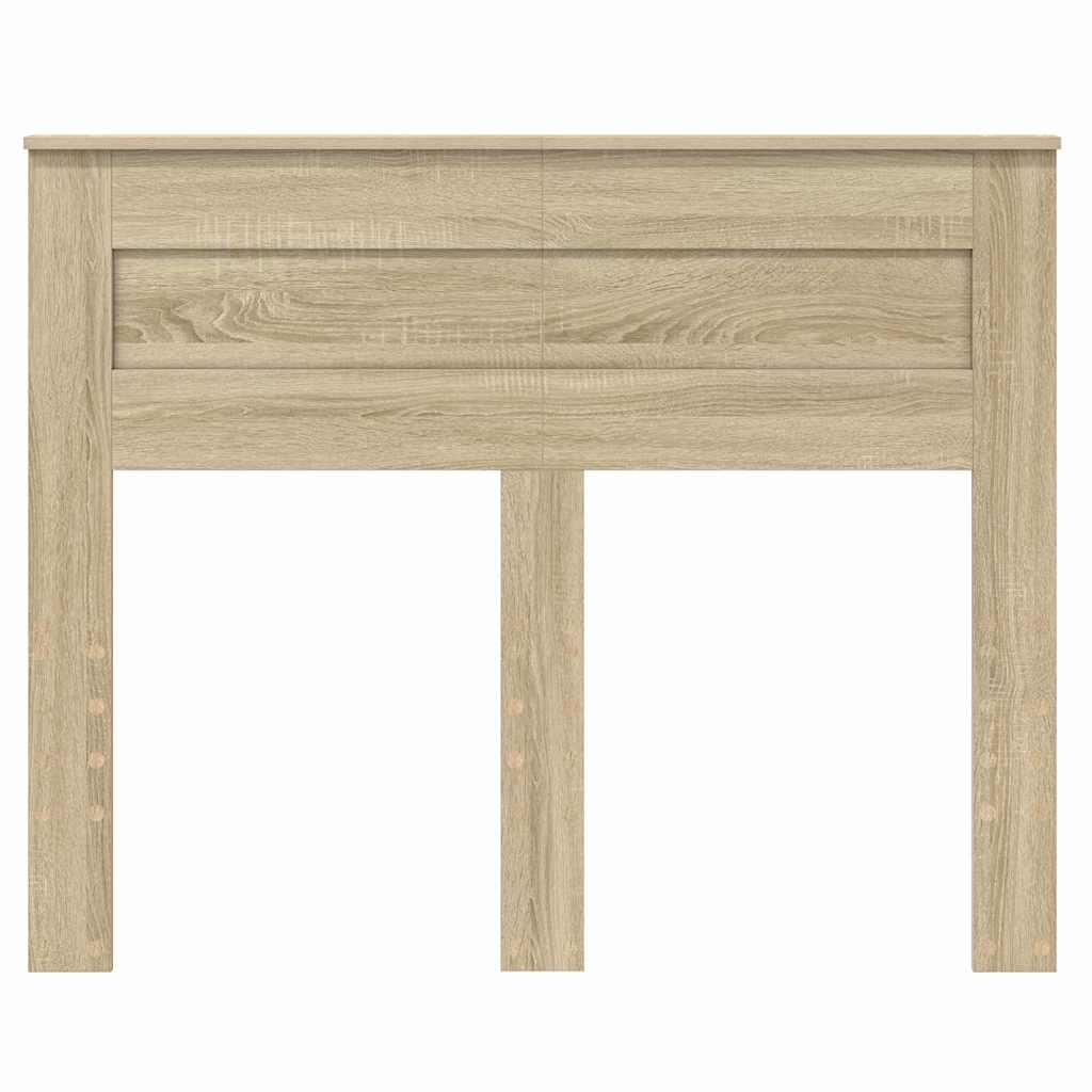 Hoofdbord met hoofdeinde Sonoma Eiken 120 cm Bewerkt hout
