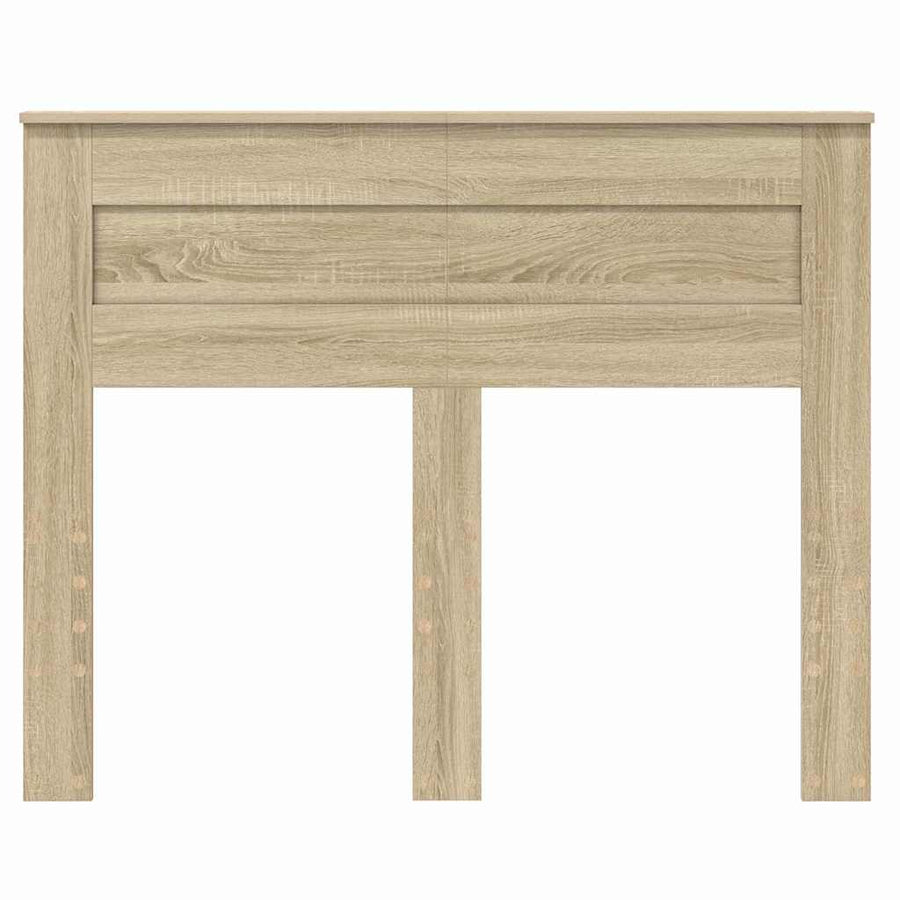 Hoofdbord met hoofdeinde Sonoma Eiken 120 cm Bewerkt hout