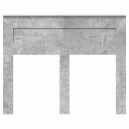 Hoofdbord met hoofdeinde Beton Grijs 120 cm Bewerkt hout