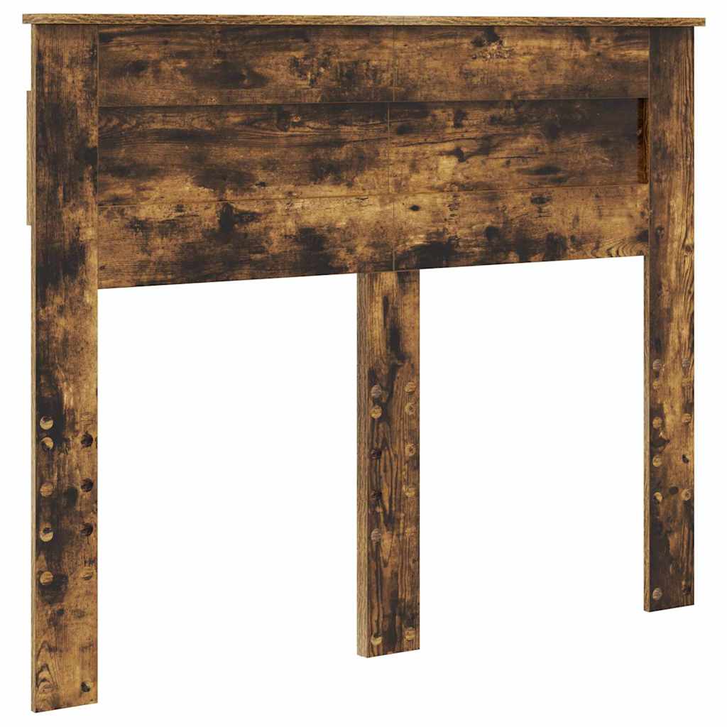 Hoofdbord met hoofdeinde Gerookt eiken 120 cm Bewerkt hout