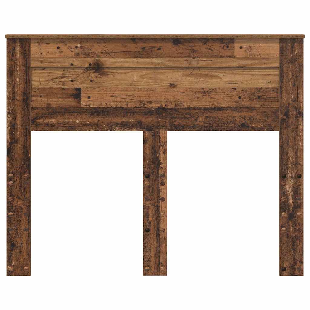Hoofdbord met hoofdeinde Oud Hout 120 cm Bewerkt hout