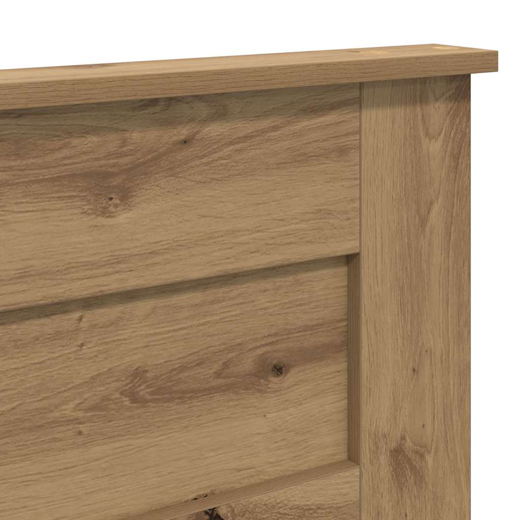 Hoofdbord met hoofdeinde Artisan Eiken 120 cm Bewerkt hout