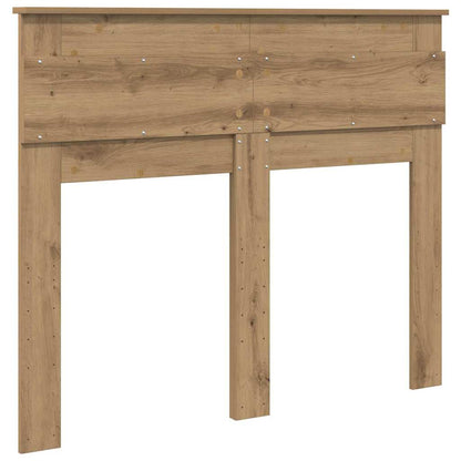 Hoofdbord met hoofdeinde Artisan Eiken 120 cm Bewerkt hout