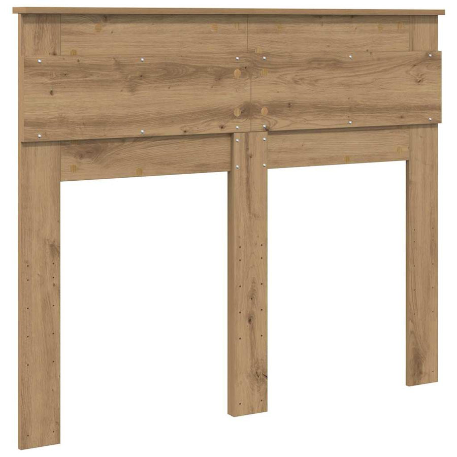 Hoofdbord met hoofdeinde Artisan Eiken 120 cm Bewerkt hout