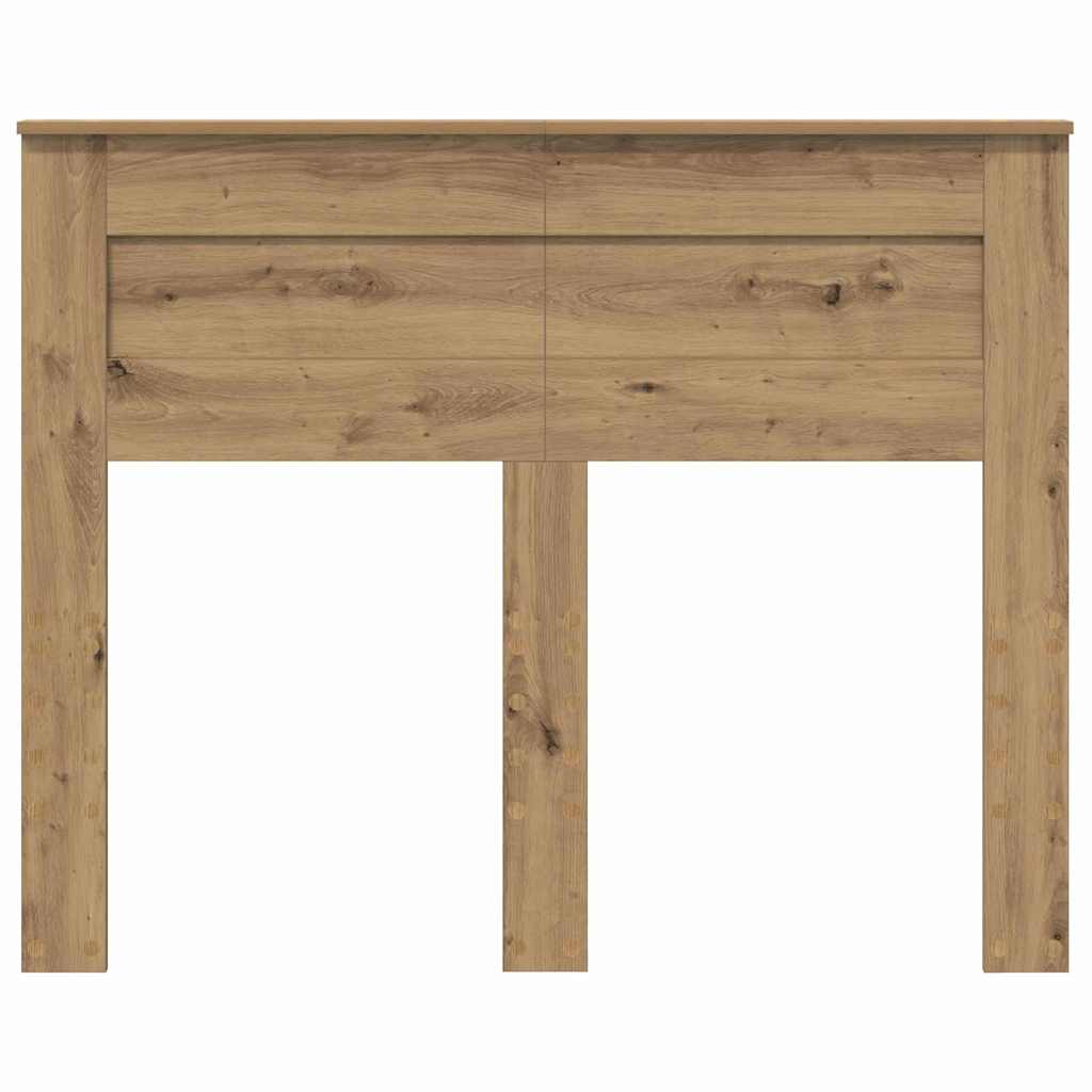 Hoofdbord met hoofdeinde Artisan Eiken 120 cm Bewerkt hout