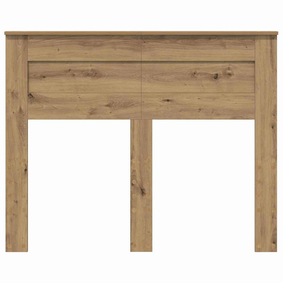 Hoofdbord met hoofdeinde Artisan Eiken 120 cm Bewerkt hout