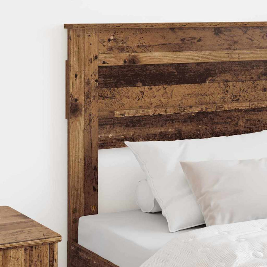 Hoofdbord met hoofdeinde Oud Hout 100 cm Bewerkt hout