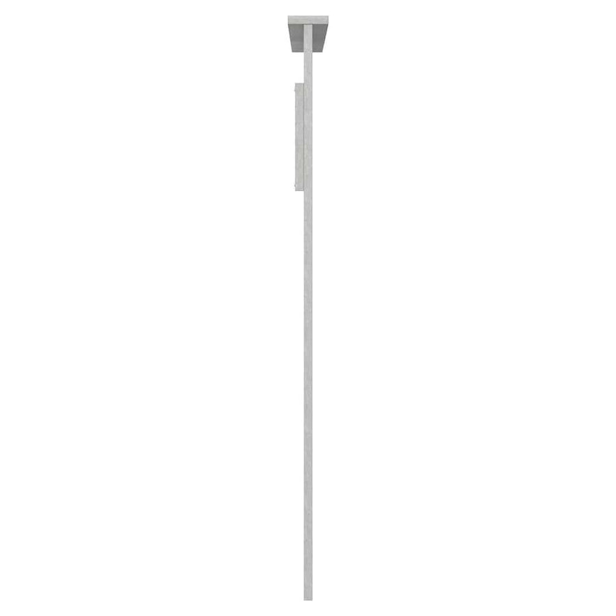 Hoofdbord met hoofdeinde Beton Grijs 90 cm Bewerkt hout