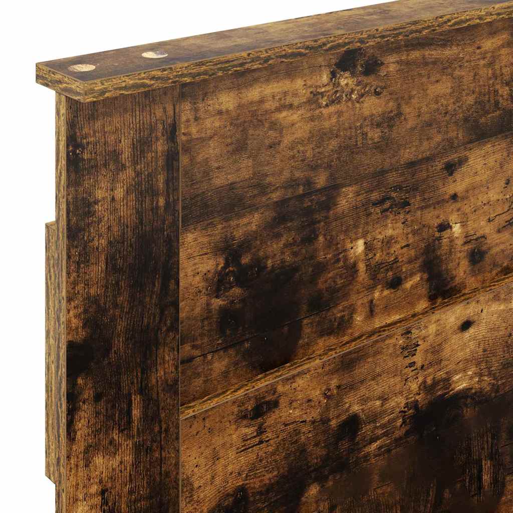 Hoofdbord met hoofdeinde Gerookt eiken 90 cm Bewerkt hout