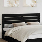 Headboard Black Oak 200 cm Engineered wood