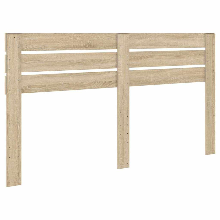 Hoofdbord met hoofdeinde Sonoma Eiken 200 cm Bewerkt hout