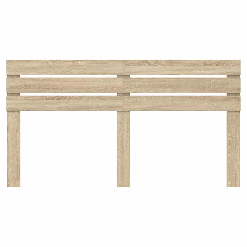 Hoofdbord met hoofdeinde Sonoma Eiken 200 cm Bewerkt hout