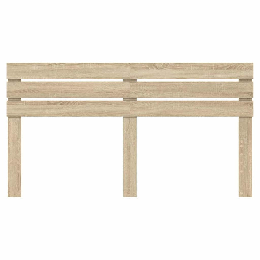 Hoofdbord met hoofdeinde Sonoma Eiken 200 cm Bewerkt hout