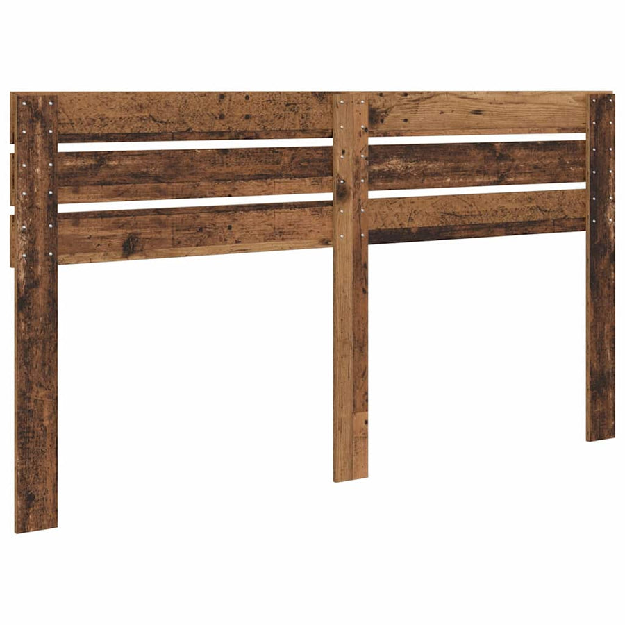 Hoofdbord met hoofdeinde Oud Hout 200 cm Bewerkt hout