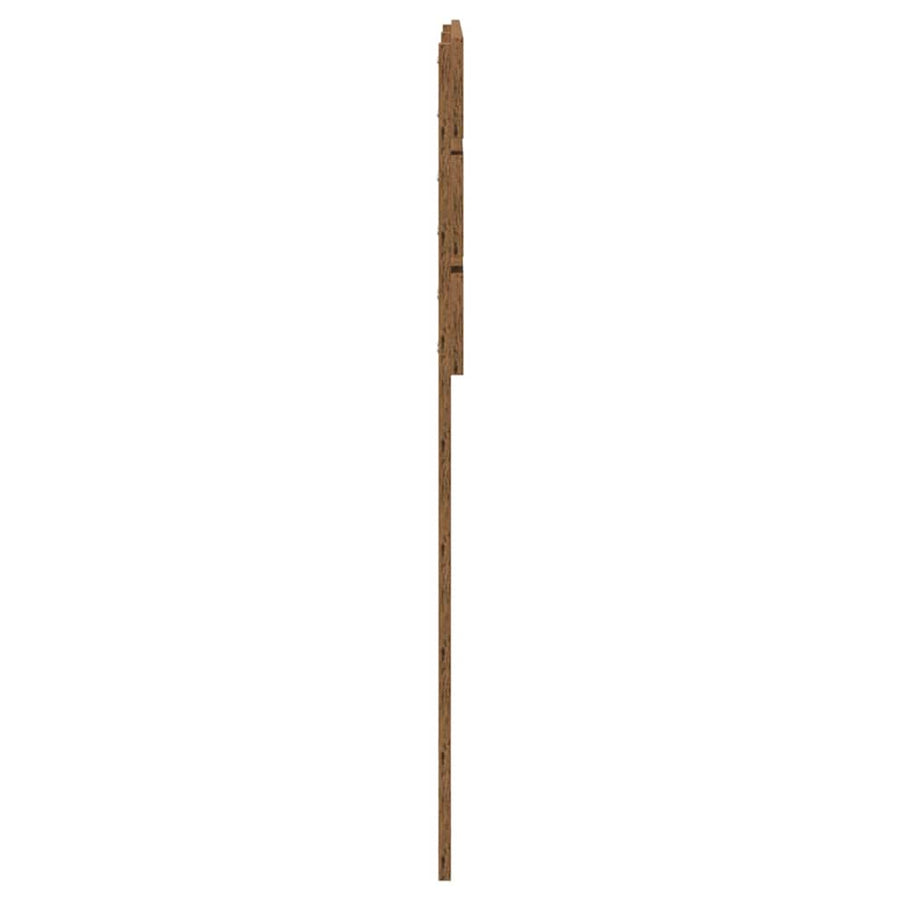 Hoofdbord met hoofdeinde Oud Hout 200 cm Bewerkt hout