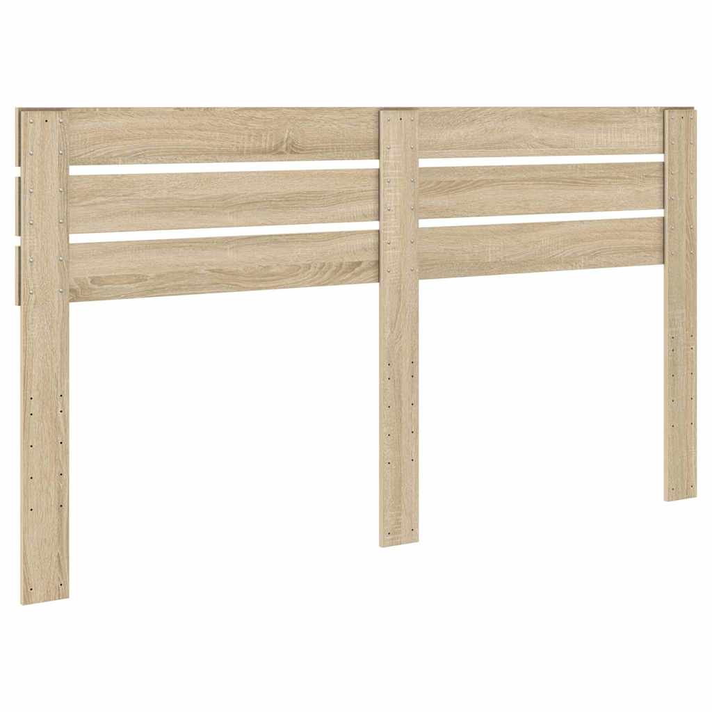 Hoofdbord met hoofdeinde Sonoma Eiken 180 cm Bewerkt hout