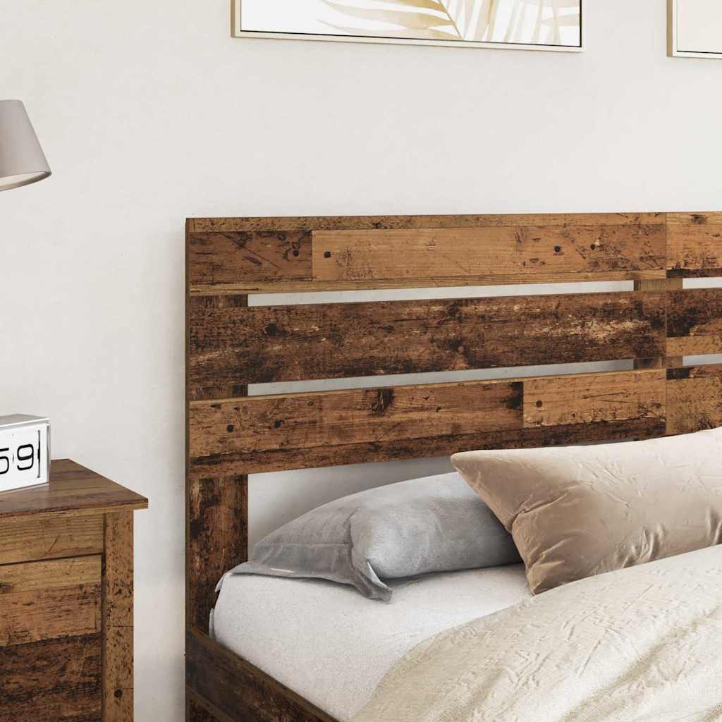 Hoofdbord met hoofdeinde Oud Hout 180 cm Bewerkt hout