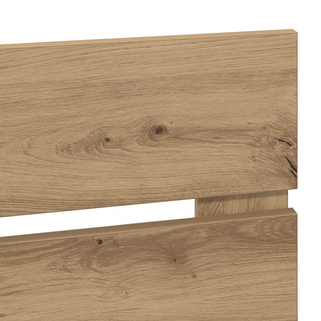 Hoofdbord met hoofdeinde Artisan Eiken 180 cm Bewerkt hout