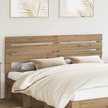 Hoofdbord met hoofdeinde Artisan Eiken 180 cm Bewerkt hout