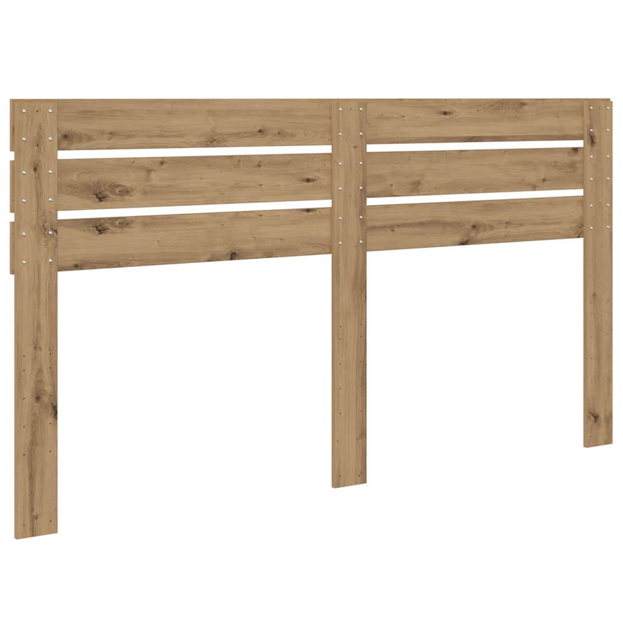 Hoofdbord met hoofdeinde Artisan Eiken 180 cm Bewerkt hout