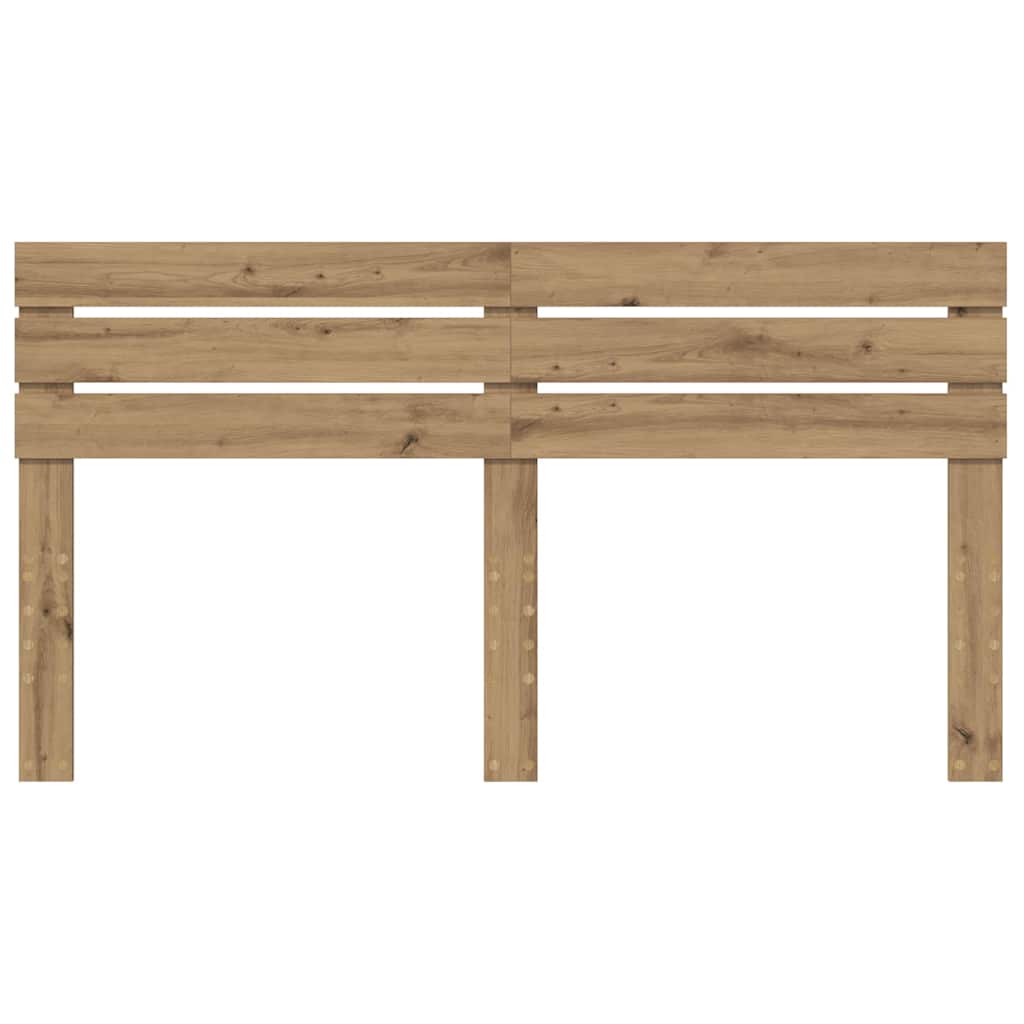 Hoofdbord met hoofdeinde Artisan Eiken 180 cm Bewerkt hout