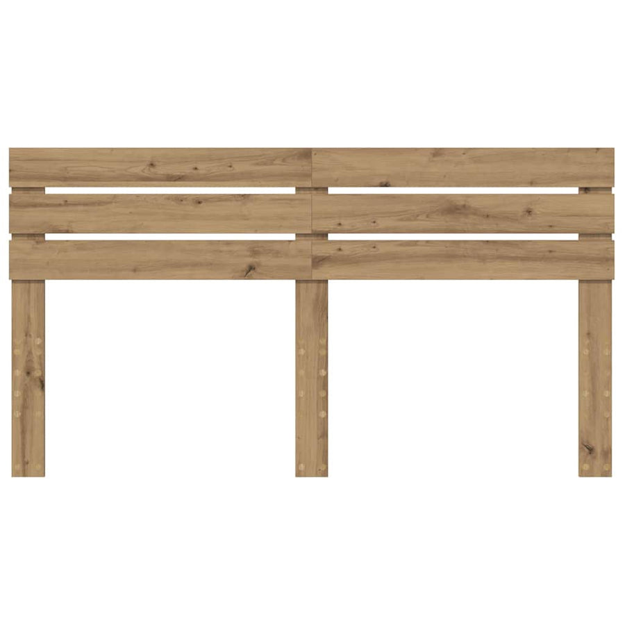 Hoofdbord met hoofdeinde Artisan Eiken 180 cm Bewerkt hout