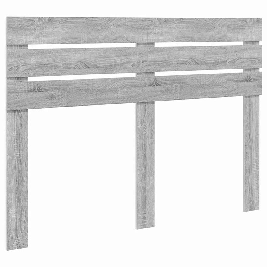 Hoofdbord met hoofdeinde Grijs Sonoma 160 cm Bewerkt hout