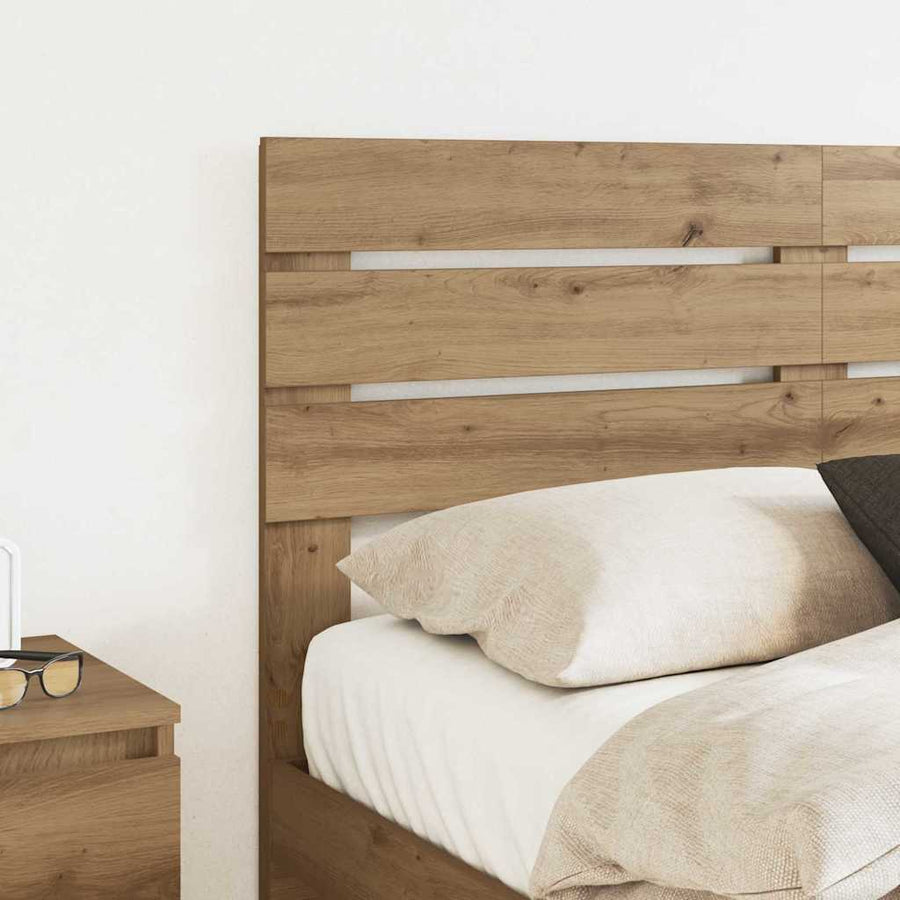 Hoofdbord met hoofdeinde Artisan Eiken 160 cm Bewerkt hout