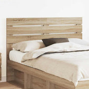 Hoofdbord Sonoma eiken 153x3x100 cm bewerkt hout