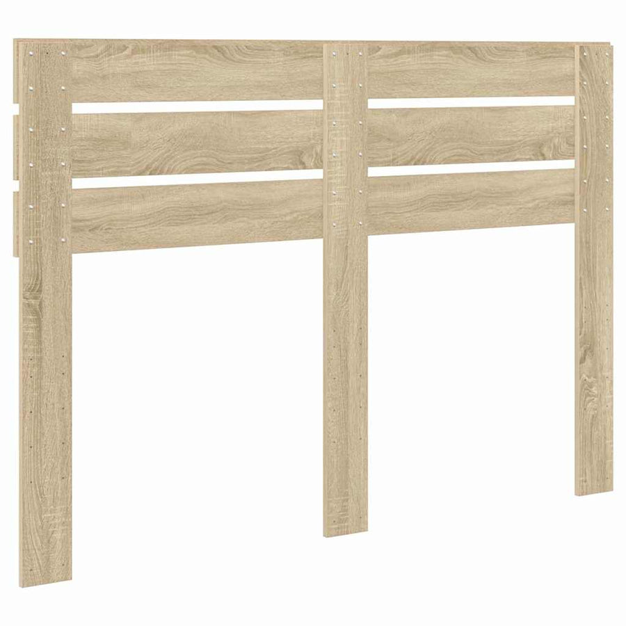 Hoofdbord met hoofdeinde Sonoma Eiken 150 cm Bewerkt hout