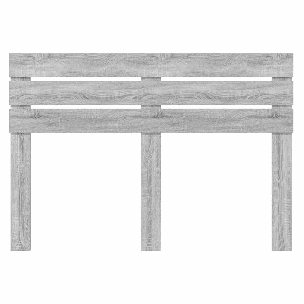 Hoofdbord met hoofdeinde Grijs Sonoma 150 cm Bewerkt hout