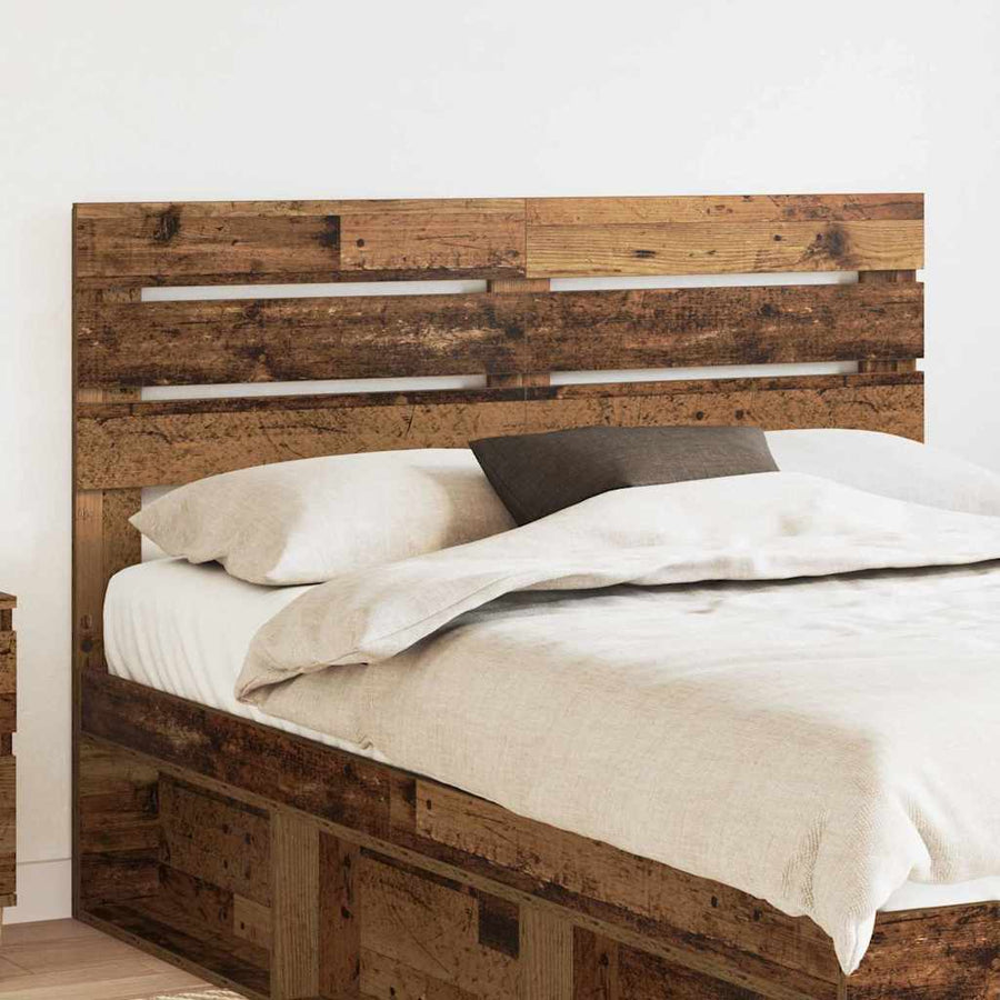 Hoofdbord met hoofdeinde Oud Hout 150 cm Bewerkt hout