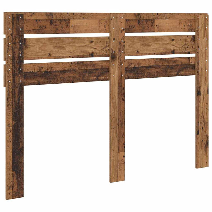 Hoofdbord met hoofdeinde Oud Hout 140 cm Bewerkt hout