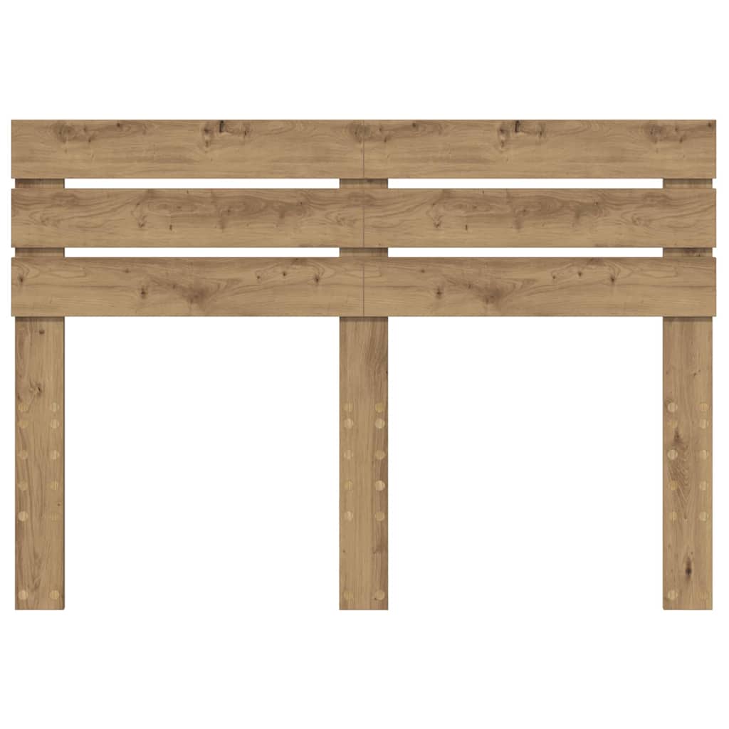 Hoofdbord met hoofdeinde Artisan Eiken 140 cm Bewerkt hout