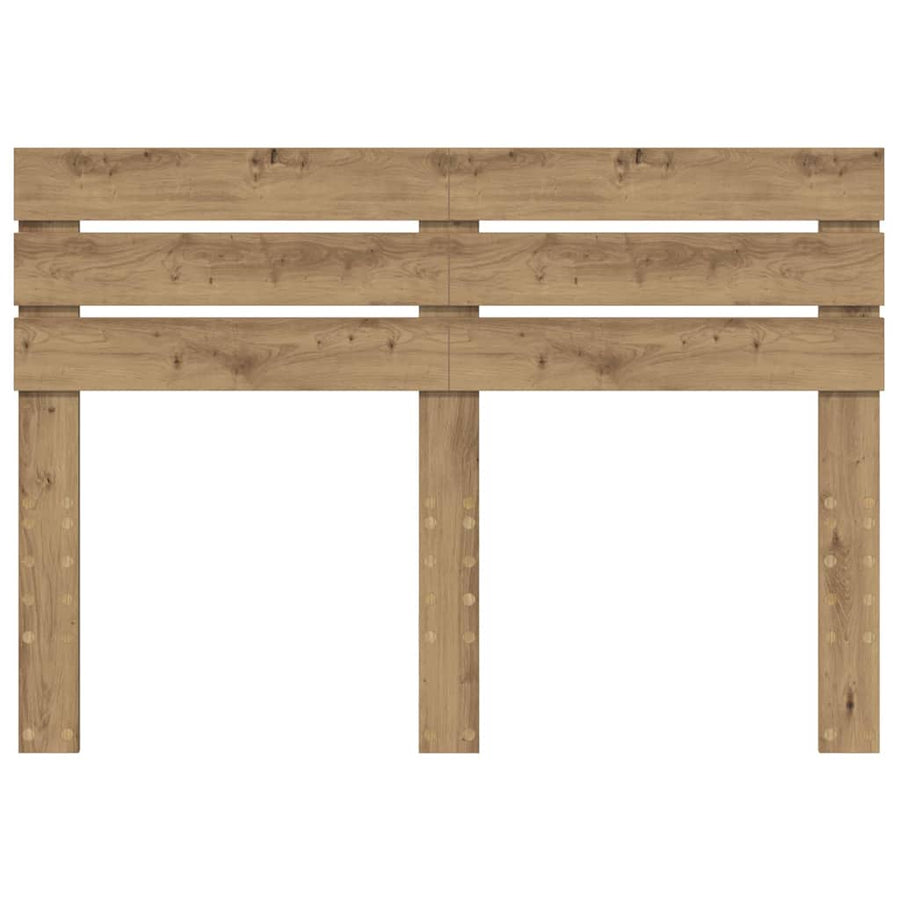 Hoofdbord met hoofdeinde Artisan Eiken 140 cm Bewerkt hout