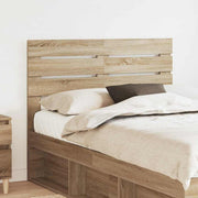 Hoofdbord Sonoma eiken 138x3x100 cm bewerkt hout