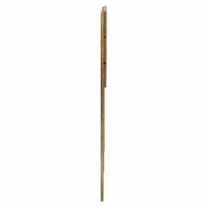 Hoofdbord met hoofdeinde Gerookt eiken 135 cm Bewerkt hout