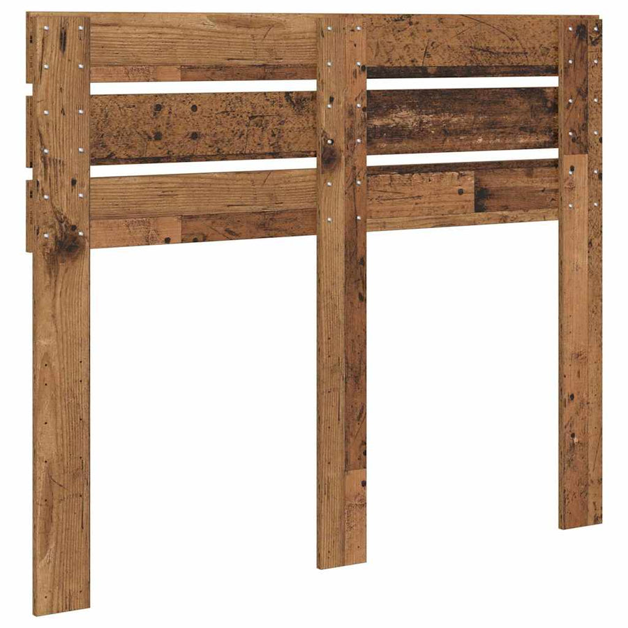 Hoofdbord met hoofdeinde Oud Hout 135 cm Bewerkt hout