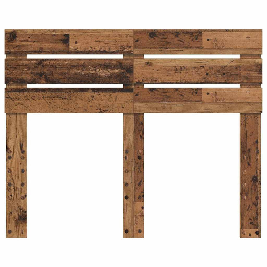 Hoofdbord met hoofdeinde Oud Hout 135 cm Bewerkt hout