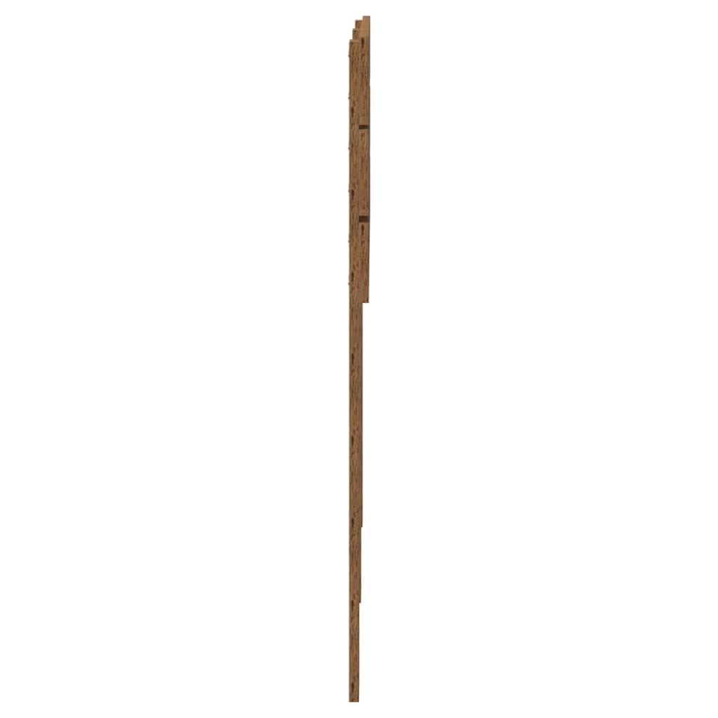 Hoofdbord met hoofdeinde Oud Hout 135 cm Bewerkt hout