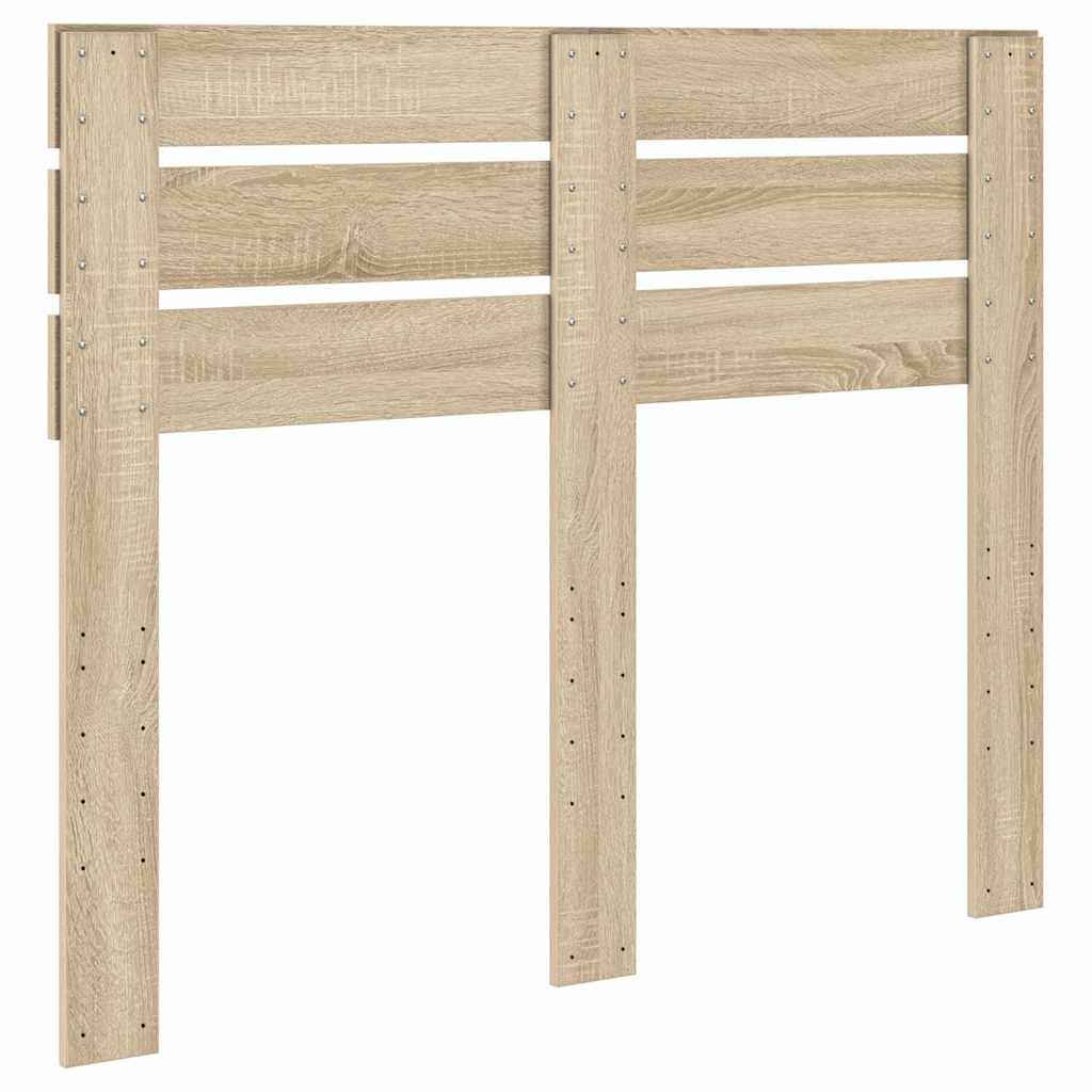 Hoofdbord met hoofdeinde Sonoma Eiken 120 cm Bewerkt hout
