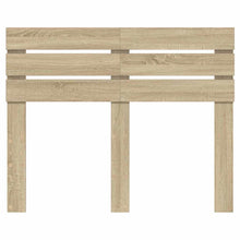 Hoofdbord met hoofdeinde Sonoma Eiken 120 cm Bewerkt hout