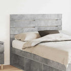Headboard Concrete Grey 120 cm Engineered wood
