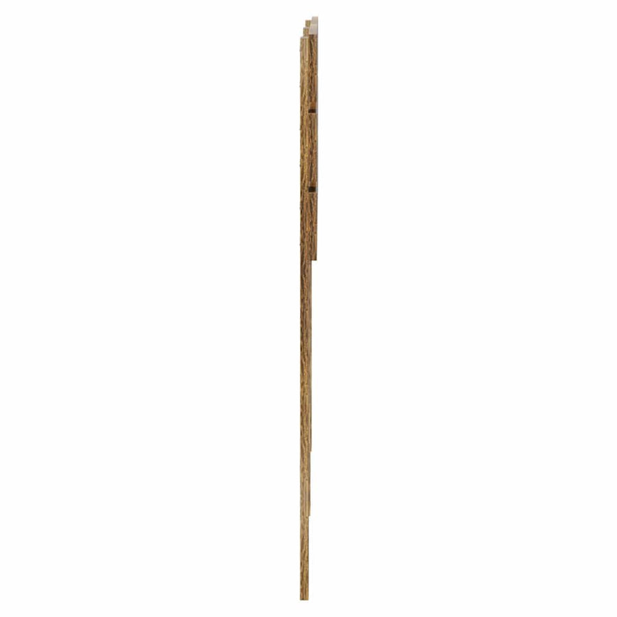 Hoofdbord met hoofdeinde Gerookt eiken 120 cm Bewerkt hout