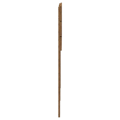 Hoofdbord met hoofdeinde Oud Hout 120 cm Bewerkt hout