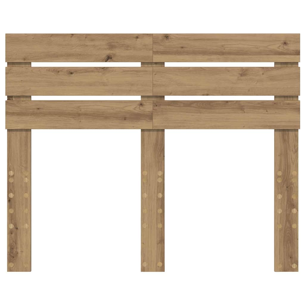Hoofdbord met hoofdeinde Artisan Eiken 120 cm Bewerkt hout